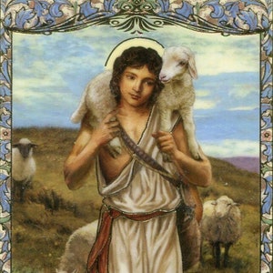 Good Shepherd Prayer N - Heilige kaart - Gebedskaart - pak van 25