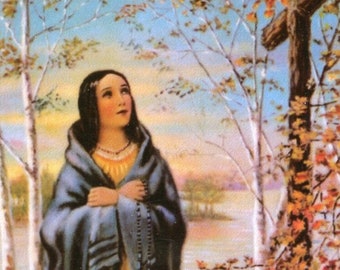 ST. KATERI - Holy card - Prayer card -Pack of 25