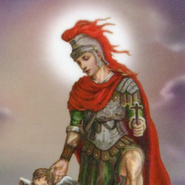 ST. FLORIAN - Holy card - Prayer card -Pack of 25