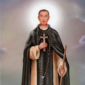 São Martinho de Porres - Cartão sagrado - Cartão de oração - Pacote de 25