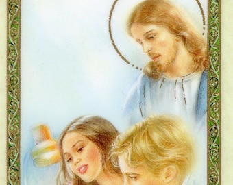 Ten Commandments For Teenagers - Holy card - Prayer card -Pack of 25