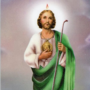 ST. JUDE - Relikt Heilige Karte - Gesegnet von Papst Franziskus