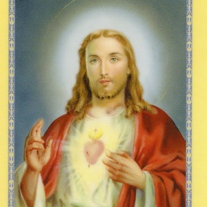 OFRENDA DE LA MAÑANA 2 - Estampa sagrada - Estampa de oración - Paquete de 25