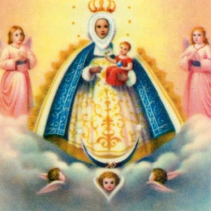 Oracion a la Santisima Virgen de Regla N - Cartão sagrado - Cartão de oração - Pacote de 25