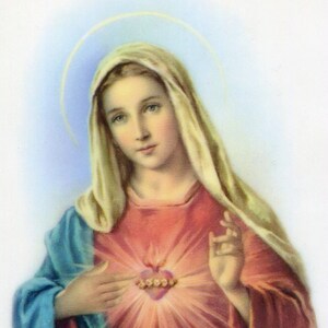 A Prayer to Our Blessed Mother N - Heilige Karte - Gebetskarte - 25er Pack