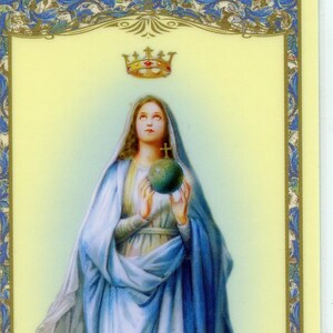 HAIL HOLY QUEEN - Heilige kaart - Gebedskaart - Pak van 25