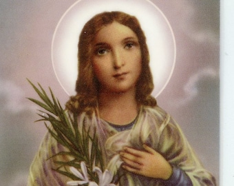 ST. MARIA GORETTI - Holy card - Prayer card -Pack of 25