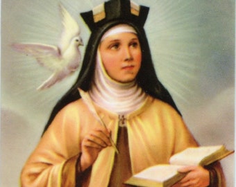 St. Teresa Of Avila - Holy card - Prayer card -Pack of 25