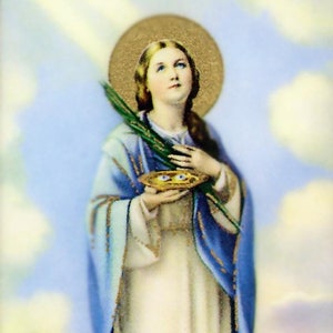 Oracion al Santo Angel San Gabriel A - Holy card - Prayer card -Pack of 25