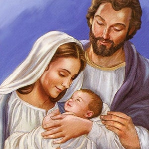 Un bambino è nato A - Immagine sacra - Immagine di preghiera - Confezione da 25