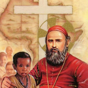 Novena to St. Daniel Comboni A - Holy card - Prayer card -Pack of 25