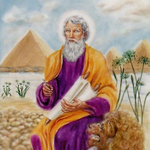 St. Mark A - Holy card - Prayer card -Pack of 25