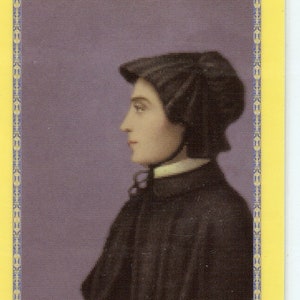 St. Elizabeth Ann Seton - Relic Heilige Karte - Gesegnet von Papst Franziskus