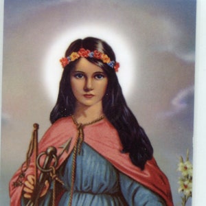 SANTA FILOMENA - Immagine sacra - Immagine di preghiera - Confezione da 25