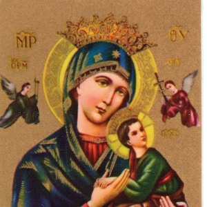 Our Lady Of Perpetual Help 2 - Holy card - Prayer card -Pack of 25