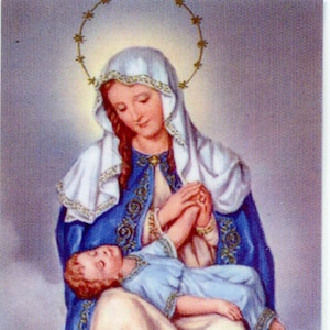Nossa Senhora da Divina Providência - Cartão de oração - Pacote com 25