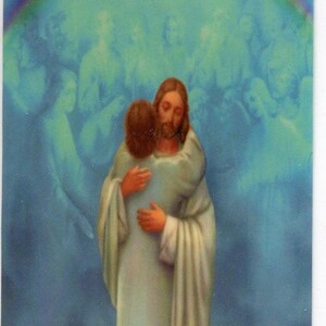 Prière à l’occasion de l’anniversaire d’une personne décédée - Carte sainte - Carte de prière -Pack de 25