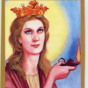 Prayer to St. Dymphna U - Holy card - Prayer card -Pack of 25