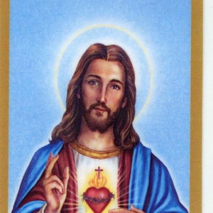 Twelve Promises of Sacred Heart 4 U - Heilige Karte - Gebetskarte - 25er Pack