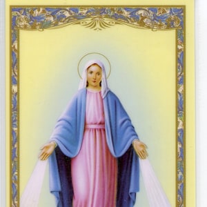 Nostra Signora della Medaglia Miracolosa 1 - Santino - Santino - Confezione da 25