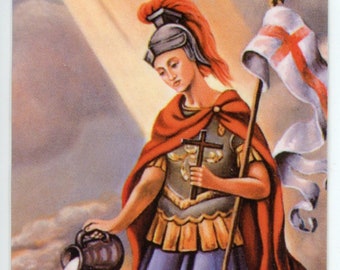 St. Florian - Fireman's Prayer -  Relic Holy card - Blessed by Pope Francis