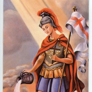 San Floriano (Preghiera del Vigile del Fuoco) - Immagine sacra - Immagine di preghiera - Confezione da 25