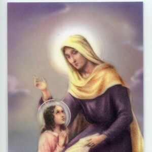 ST. ANN 1 - Holy card - Prayer card -Pack of 25