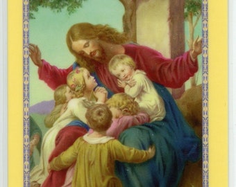 Bless This Little Child, Lord - Holy card - Prayer card -Pack of 25