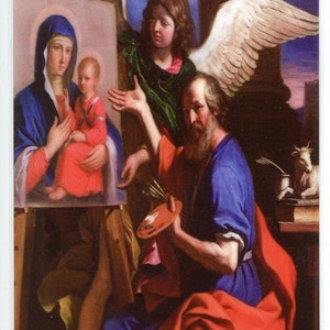 Preghiera di San Luca prima dell'intervento chirurgico - Immagine sacra - Immagine di preghiera - Confezione da 25