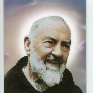 ST. PADRE PIO 2 - Holy card - Prayer card -Pack of 25