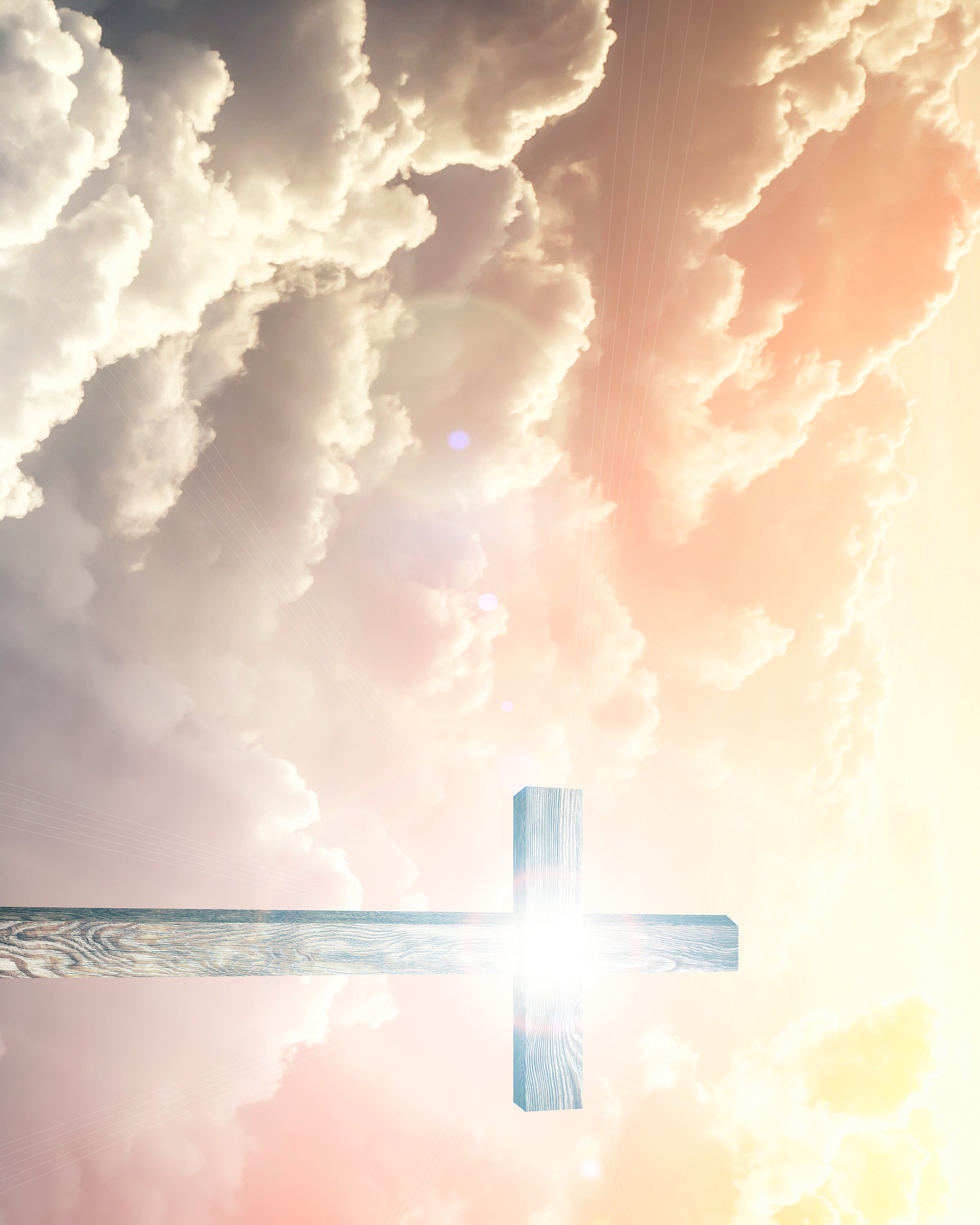 CROSS IN SKY Sh1 Catholic Picture Print Etsy