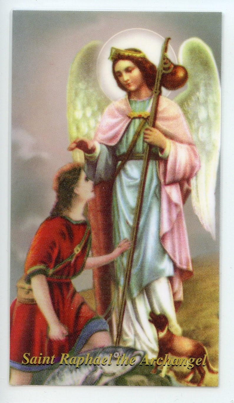 ST. RAPHAEL 2 - Holy Card - Prayer Card -pack of 25 - Etsy