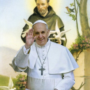 PAPA FRANCESCO 20 - Quadro cattolico - stampa