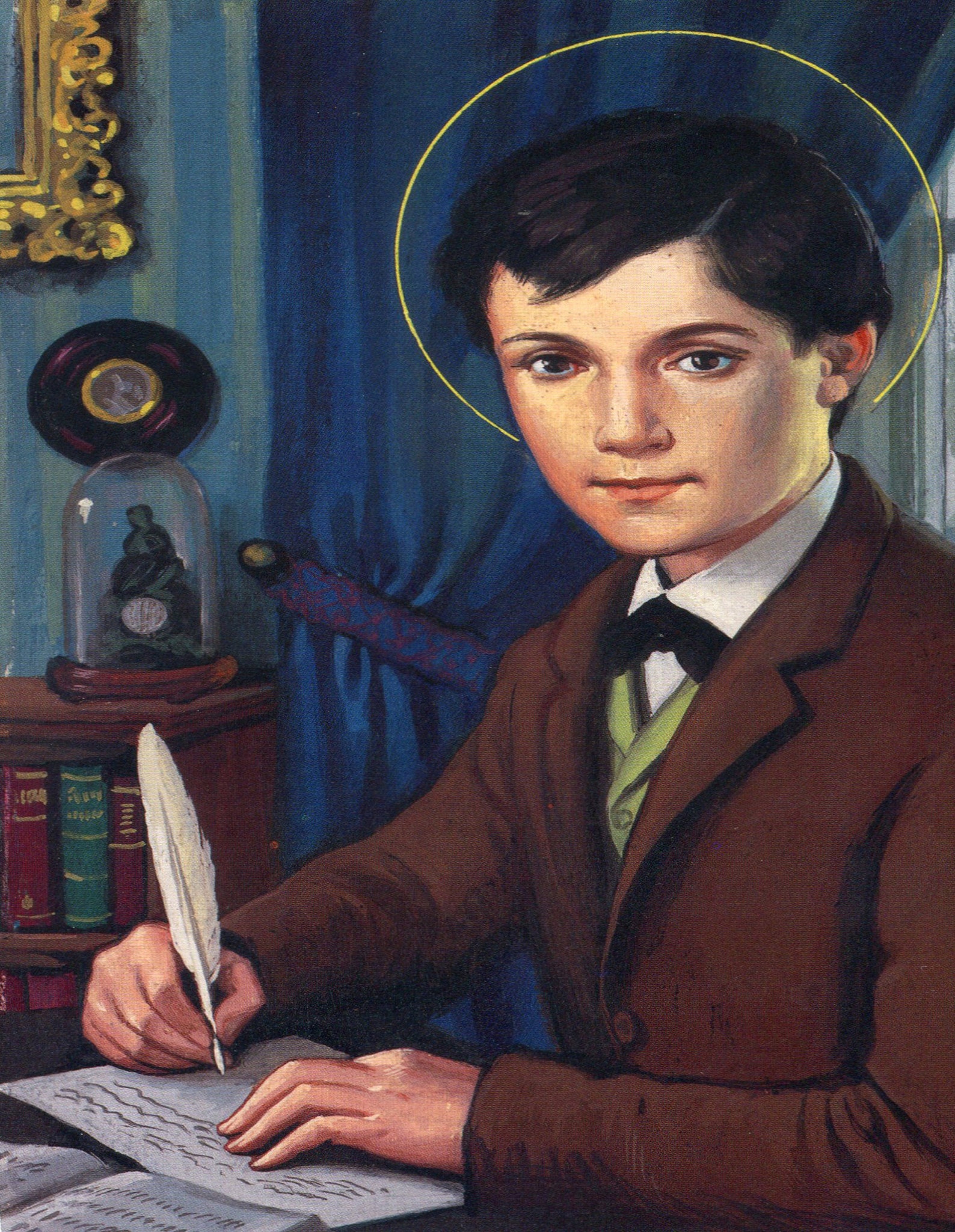 St Dominic Savio N Catholic Picture Print Etsy