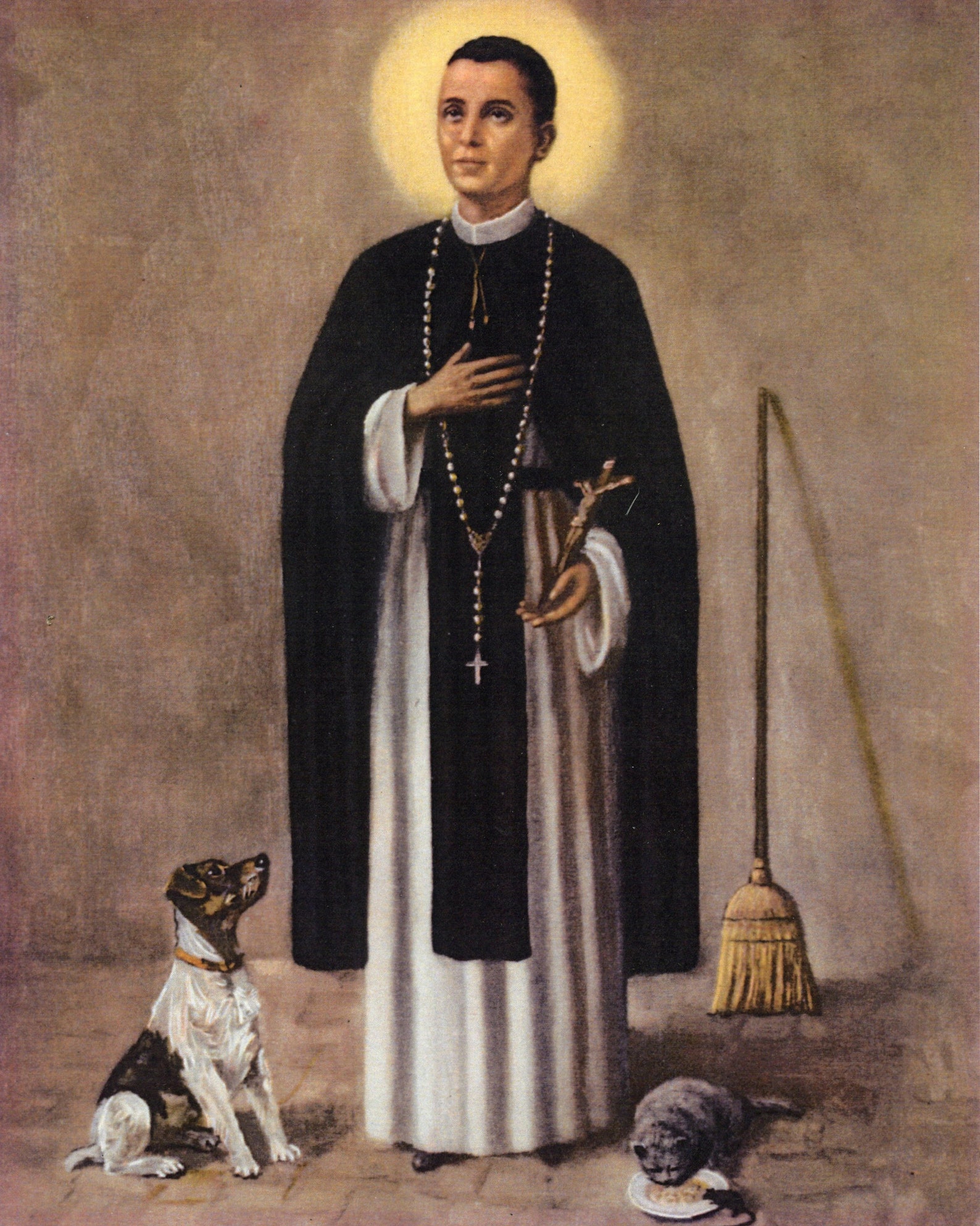 St. Martin De Porres Catholic Picture Print Etsy Hong Kong
