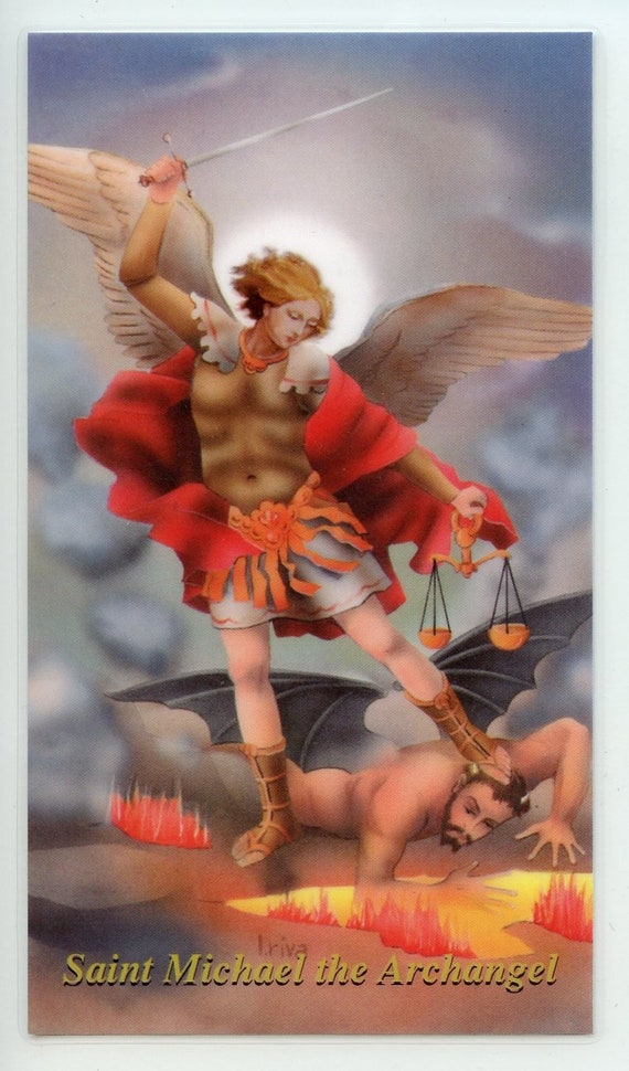 St Michael Prayer for Those in Service Holy Card