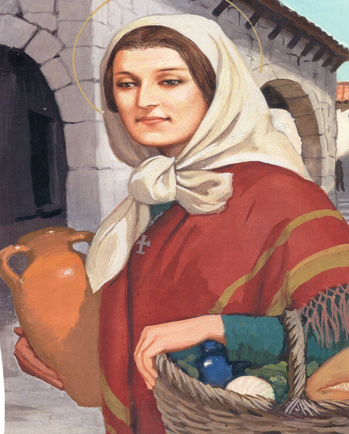 St Zita N Catholic Picture Print Etsy