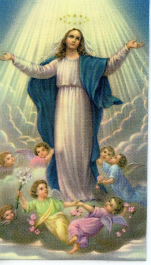 THE HAIL MARY - Holy Card - Prayer Card -pack of 25 - Etsy