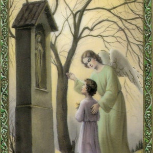 Bambini imparano N - Immagine sacra - Immagine di preghiera - Confezione da 25