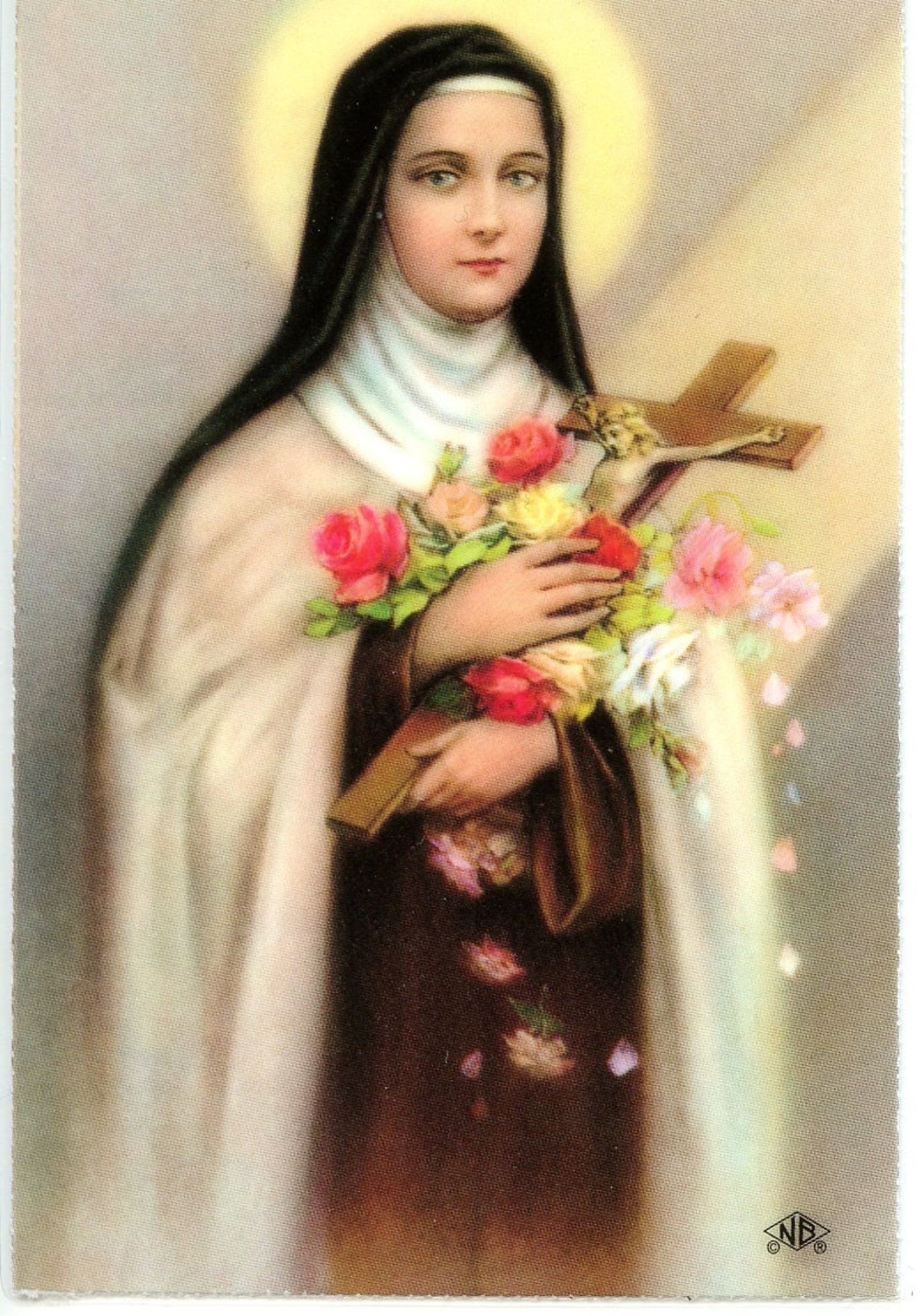 St. Therese Novena Prayer Holy card Prayer card Pack of Etsy