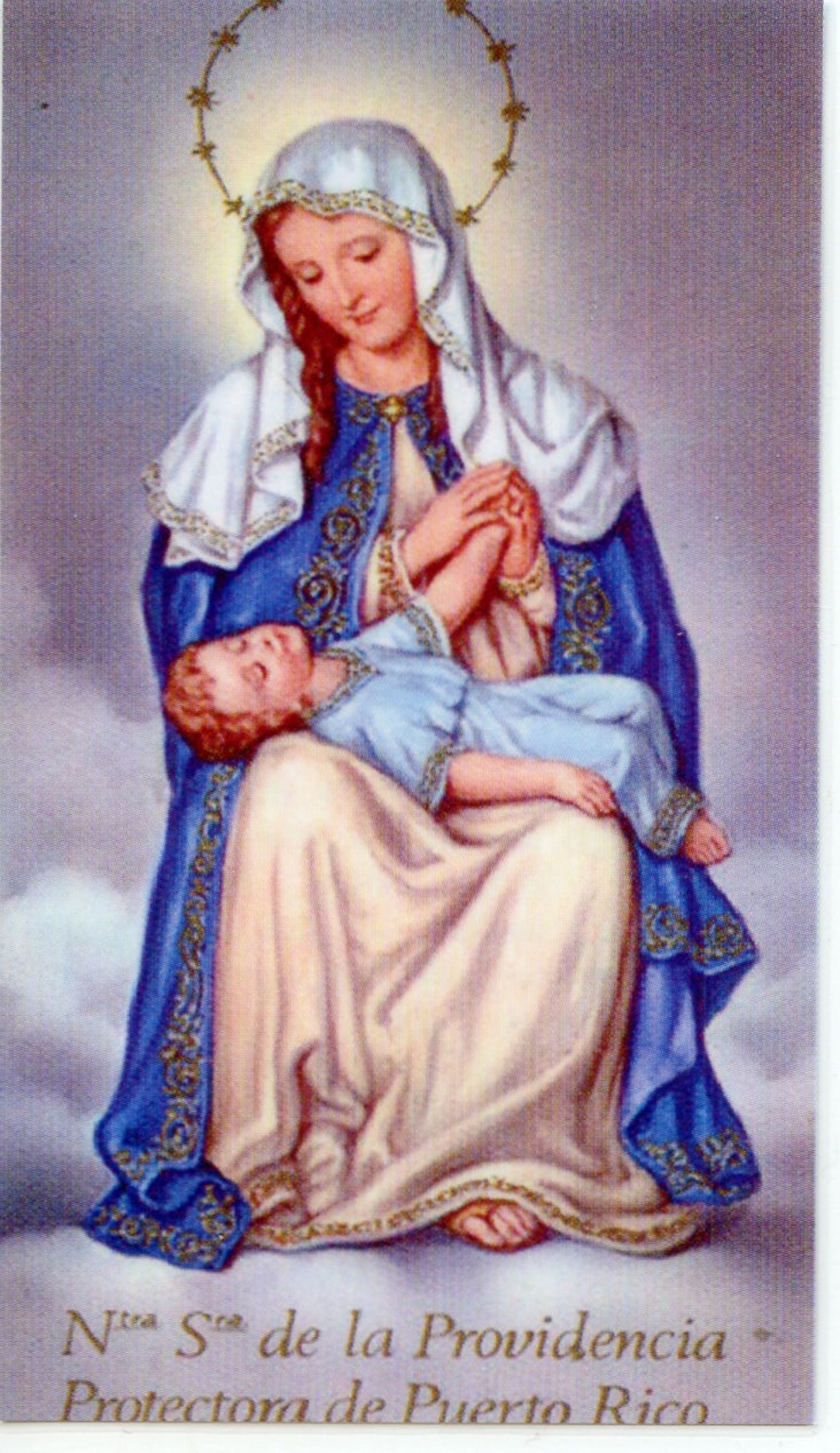 Our Lady of Divine Providence Holy Card Prayer Card pack of 25 - Etsy