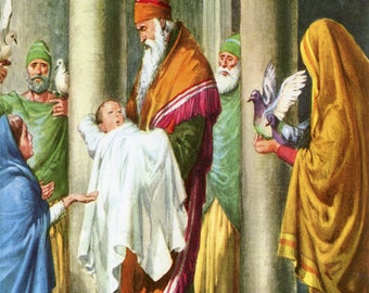Presentation of Jesus 2T - Catholic picture - print