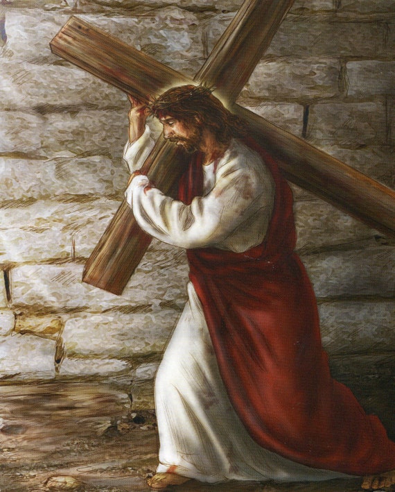 Jesus Carrying Cross Painting Il 570xN.2876681936 Fg48