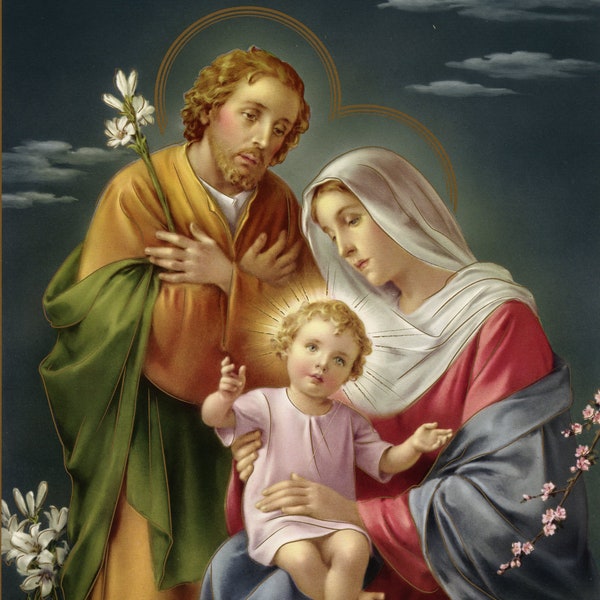 HOLY FAMILY 76 - Catholic picture - print