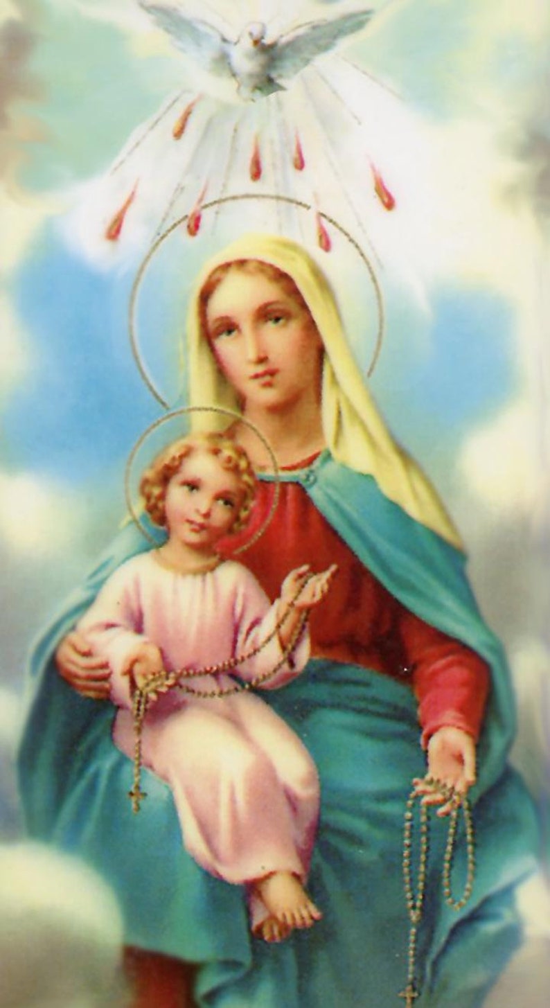 My Rosary A - Holy Card - Prayer Card -pack of 25 - Etsy