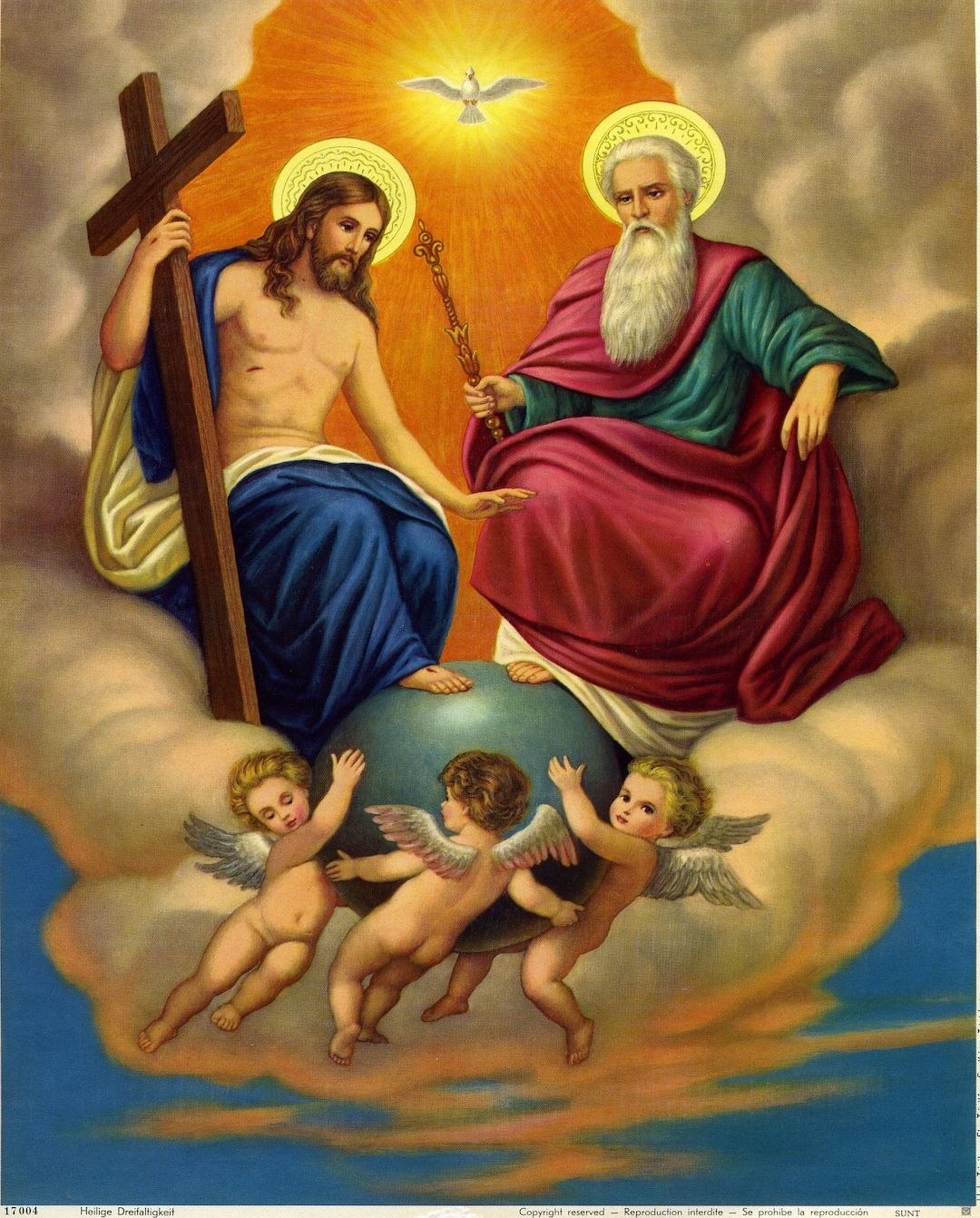THE TRINITY 2 Catholic Picture Print Etsy