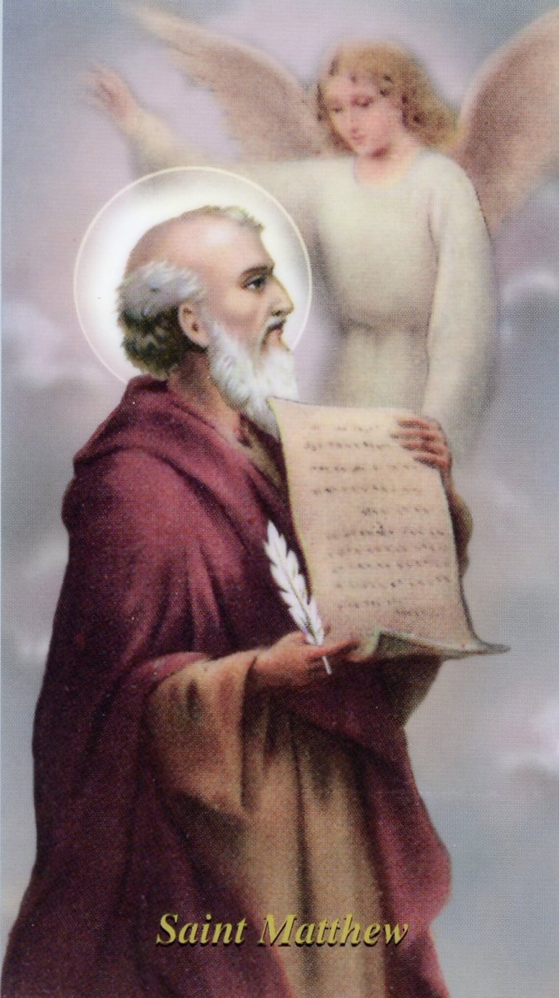 ST. MATTHEW Holy Card Prayer Card pack of 25 | Etsy