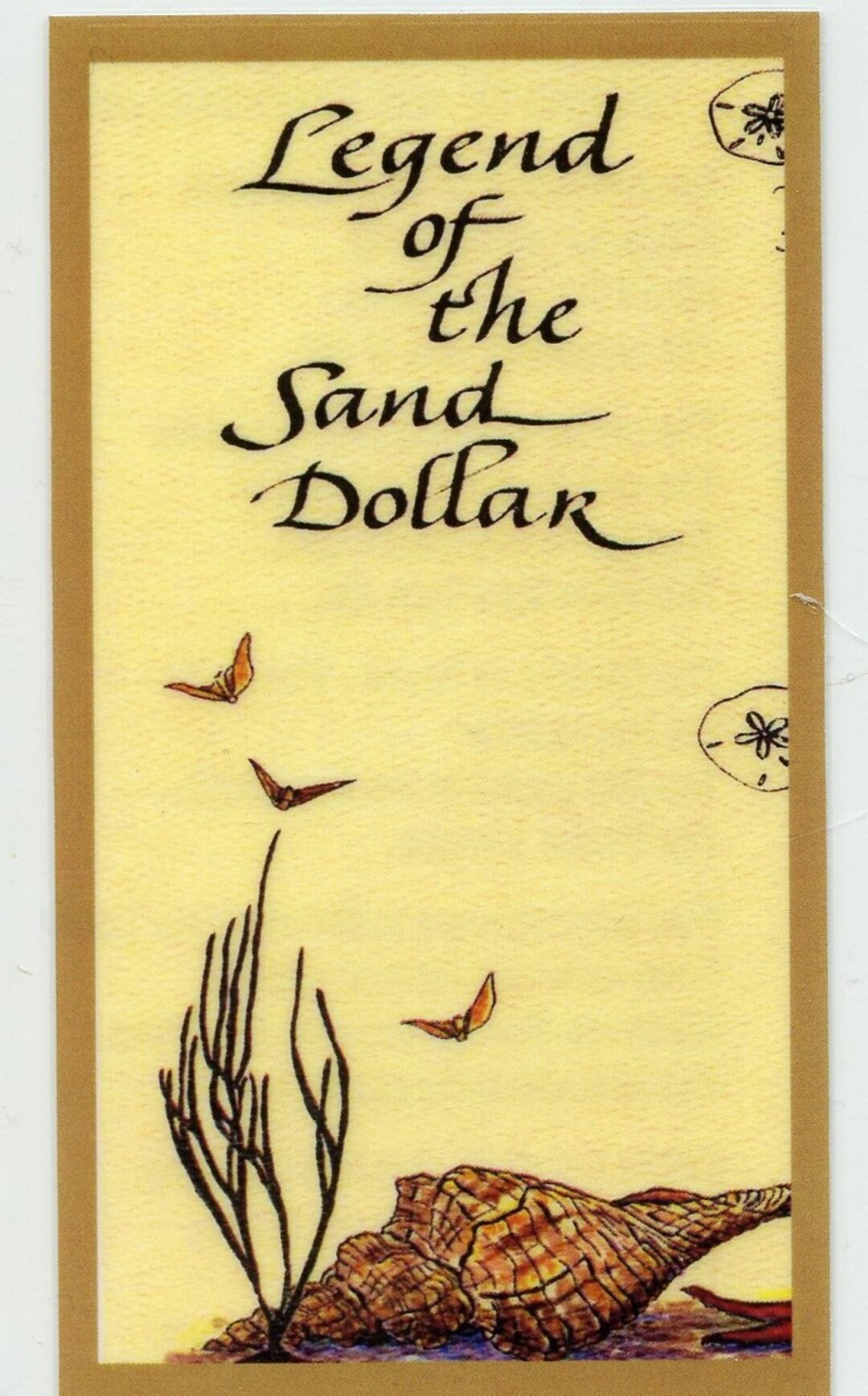 Legend of the Sand Dollar U - Holy Card - Prayer Card -pack of 25 - Etsy