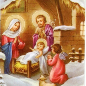 CHRISTMAS NOVENA 1 (Gefälligkeiten erhalten) - Heilige Karte - Gebetskarte - Pack of 25