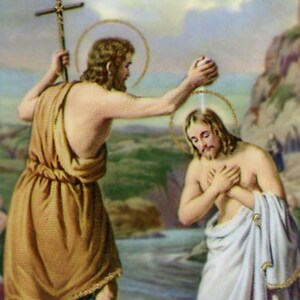 St. Johannes de Doper Gebed A - Heilige kaart - Gebedskaart - Pak van 25